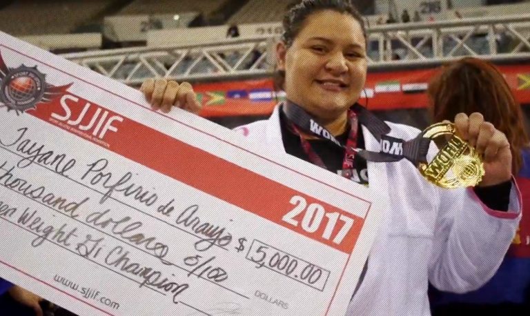 Tayane Porf�rio analisa busca do bicampeonato no SJJIF World Jiu-Jitsu Championship 2018