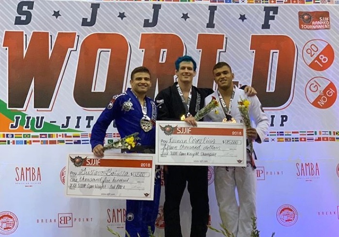 Keenan Cornelius e Tayane Porf�rio garantem bicampeonato no SJJIF Worlds 2018